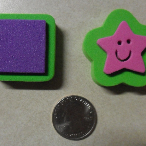 Set of 11 New Assorted Jr Small Chunky Foam Stamps - Picture 5 of 8